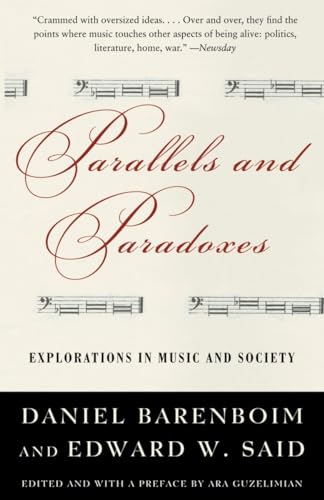 Parallels and Paradoxes: Explorations in Music and Society von Vintage